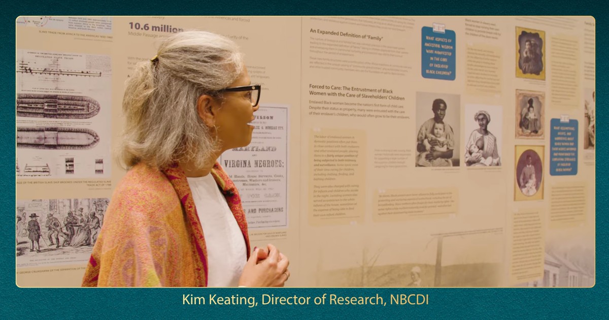 Kim Keating, Director of Research at NBCDI, reviewing the historical record behind The Care Next Door